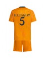 Real Madrid Jude Bellingham #5 Venkovní dres pro děti 2024-25 Krátký Rukáv (+ trenýrky)